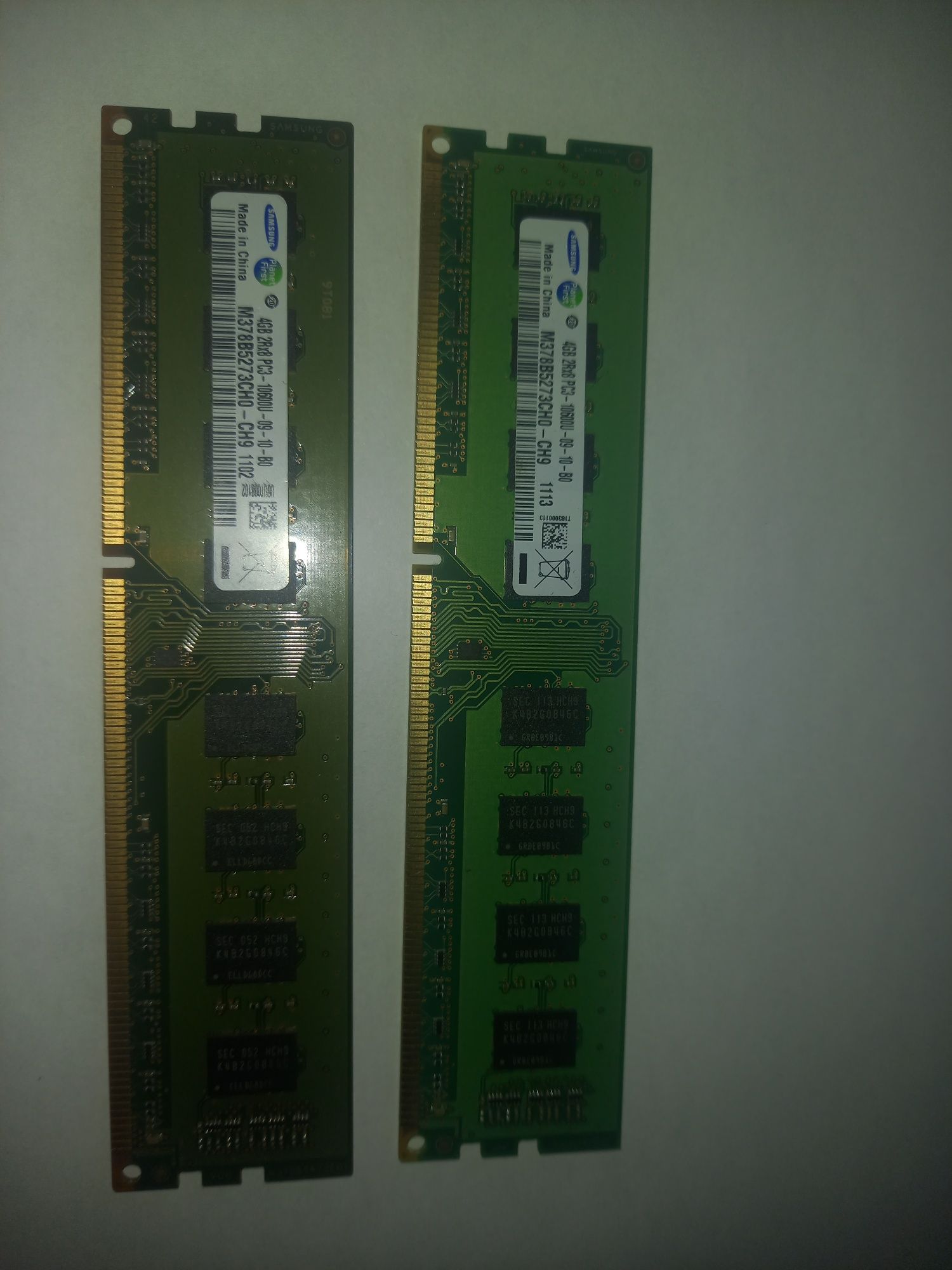 Kit DDR3 8GB ,2x4gb