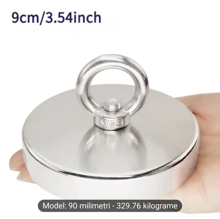 Magnet super puternic pescuit 90mm