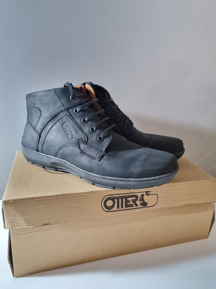 Ghete/Boots, OTTER, nabuc, negri, 40