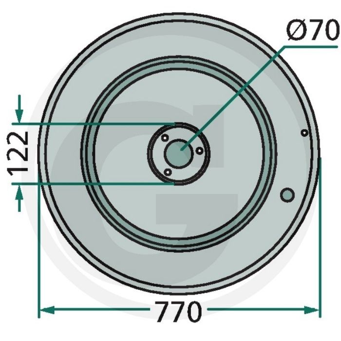 taler copiere cositoare Fella KM 165 , 166 , 250