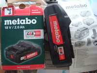 Acumulator baterie Metabo 18 V Li -ion 2A la cutie nou