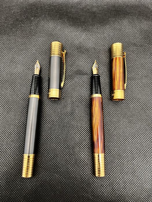 Элегантная перьевая и шариковая ручка