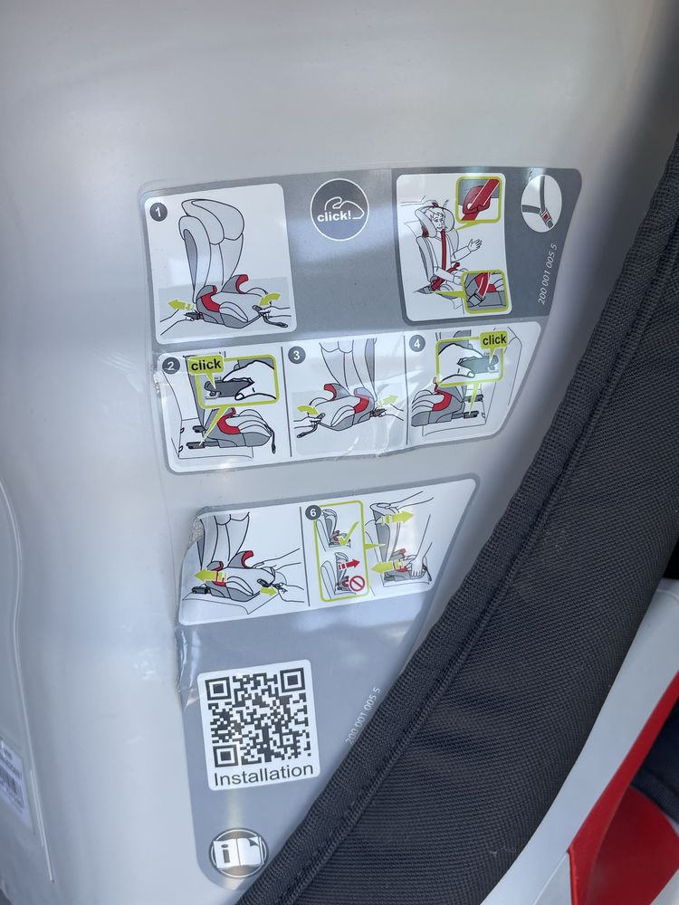 Детско столче за кола с ISOFIX 15-36кг.