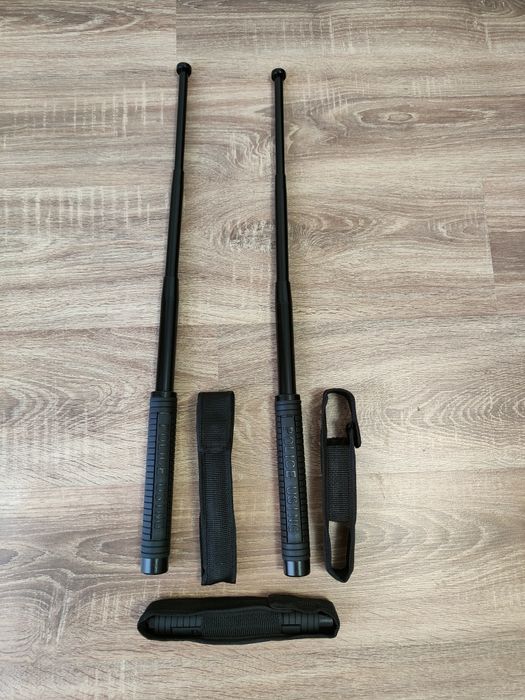 Baston telescopic profesional Police 60cm + husa