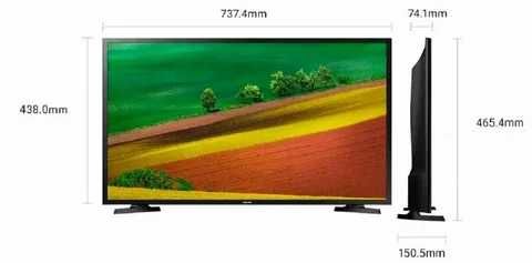 Телевизор Samsung UE32T5300AUXCE, FULL HD, черный, СМАРТ ТВ, Tizen OS