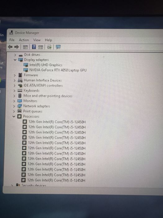 MSI laptop gaming rtx4050 6GB cu garantie