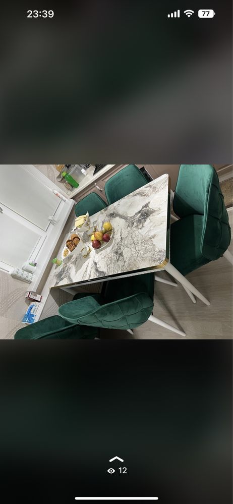 Для кухни стол стулями
