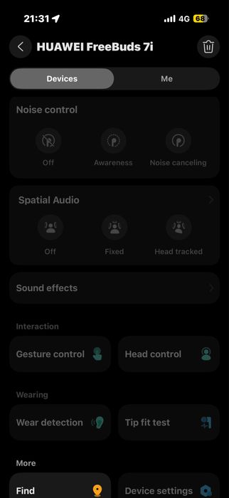 Vand casti Huawei Freebuds 7i