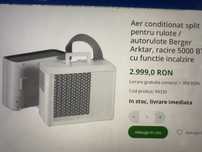 Vand clima rulota,autorulota berger