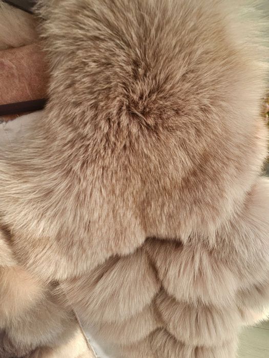 Палто естествен косъм лисица