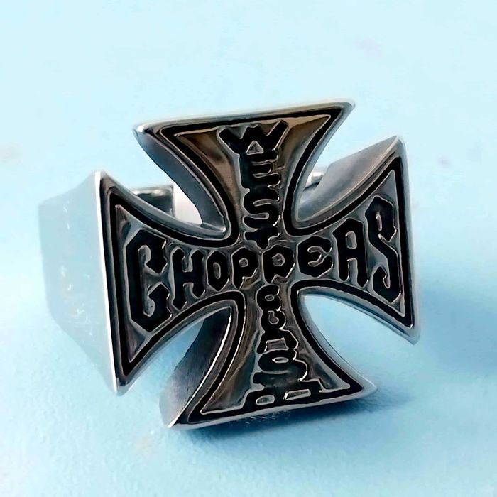 Мъжки рокерски пръстени от стомана