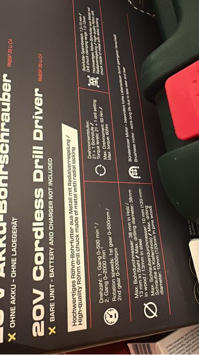 Bormasina filetanta parkside performance pabsp 20li c4