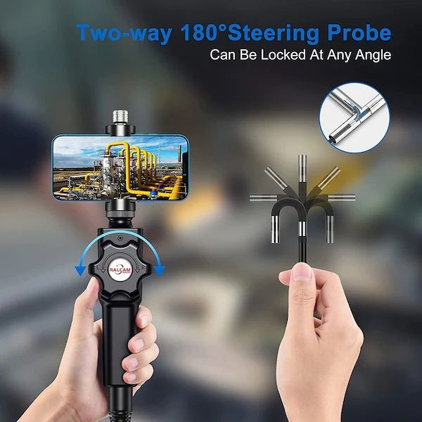 Ralcam Артикулиращ ендоскоп за iPhone, бороскопска инспекционна камера