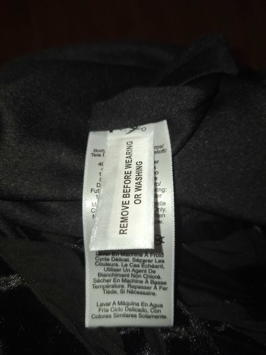 Top dama, negru,DNKY, layer, fara maneci, nou cu etichete, L.