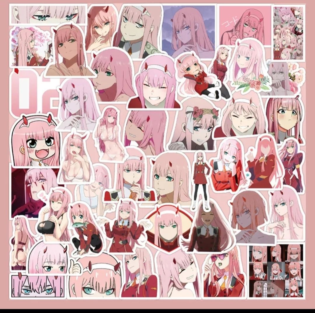 Аниме стикери Zero two Darling in the franxx