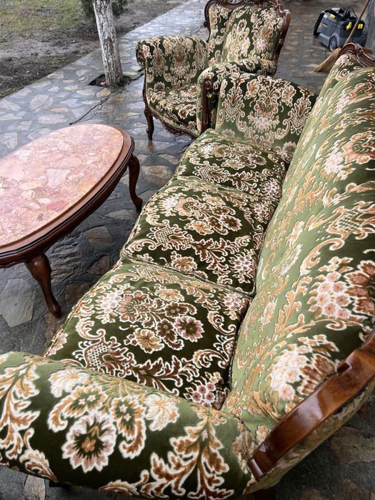 Canapea cu doua fotolii stil Baroc