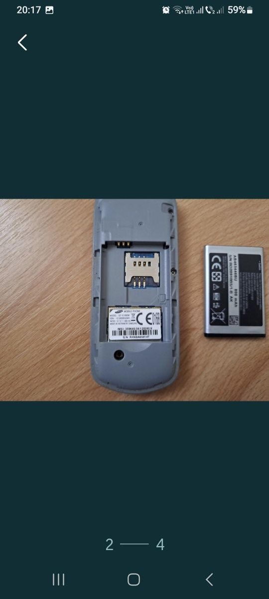Vând pt piese telefon Samsung GT E1200W