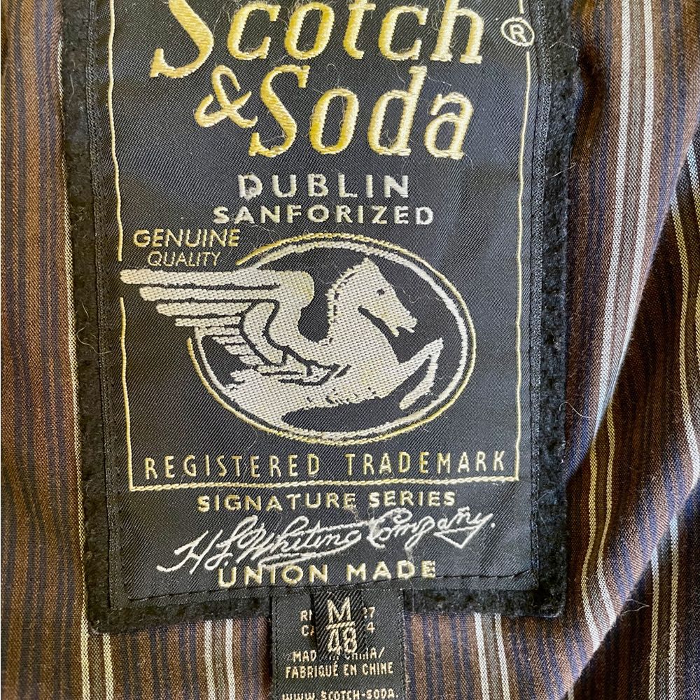 Sacou din catifea Scotch & Soda signature series