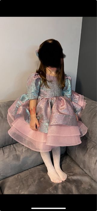 Официална детска рокля,  рожден ден, 3-4г, 104см