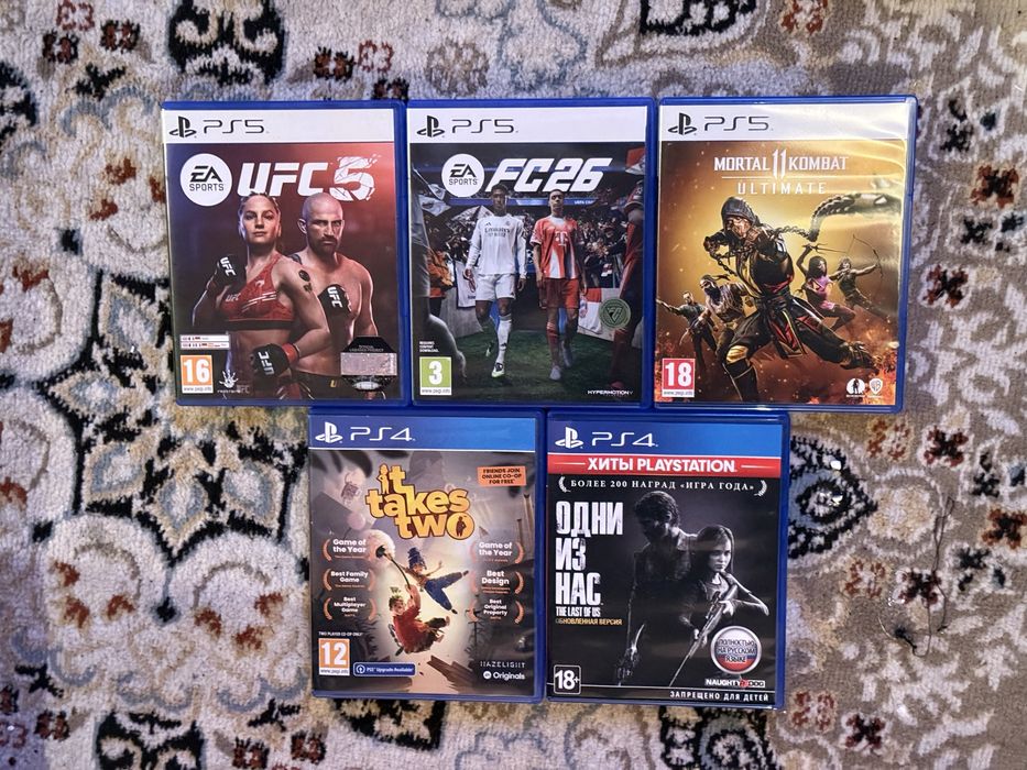 Игры на дисках на Playstatation 5 ps 4 5 Fc 26 it takes two mk11 Ufc 5