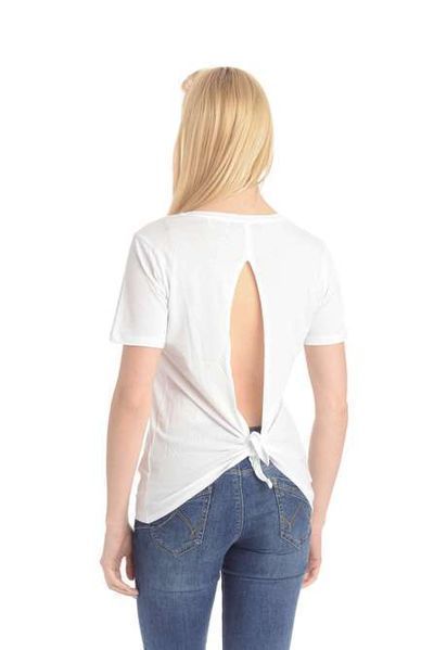 ПРОМО GUESS -L-размер - оригинална бяла дамска тениска