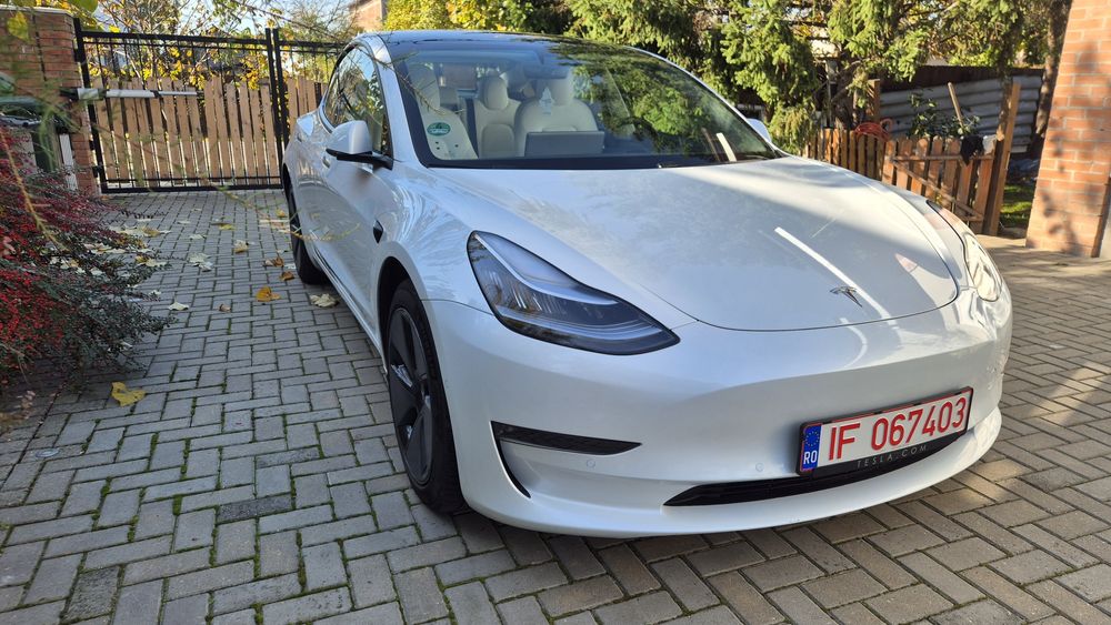 Tesla 3*interior alb*Dual Motor*Long Range*8 roti*facelift*SoH 91%