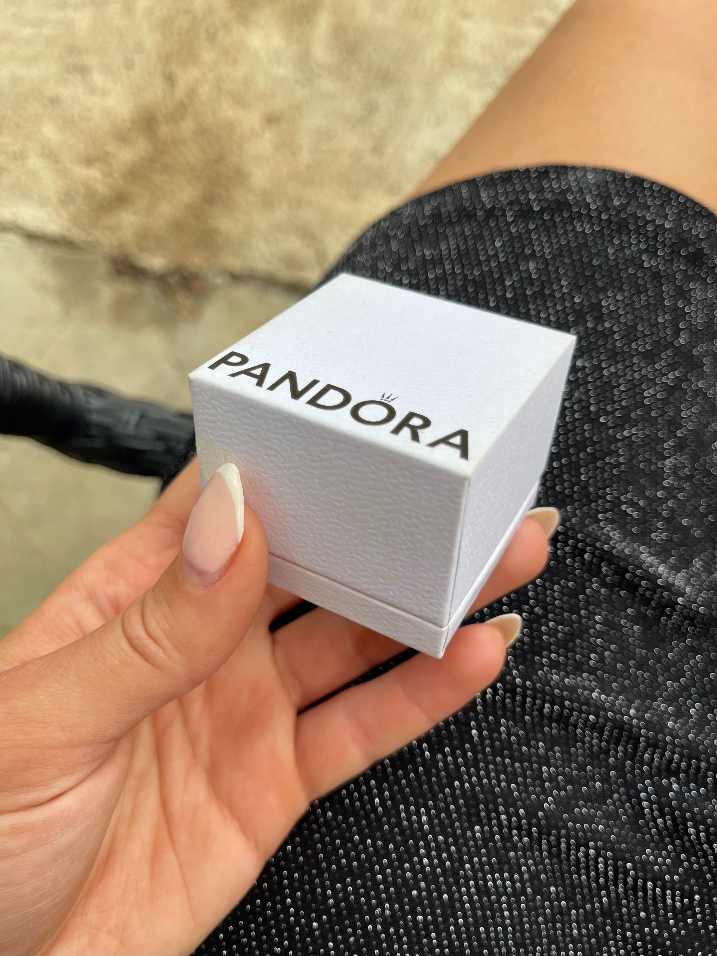 Обеци с 14k златно покритие Pandora
