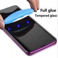 Samsung Galaxy S10 S10+ Note 10+ / UV Стъклен протектор течно лепило