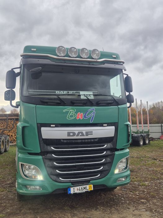 Vând daf forestier cu macara loglift 125