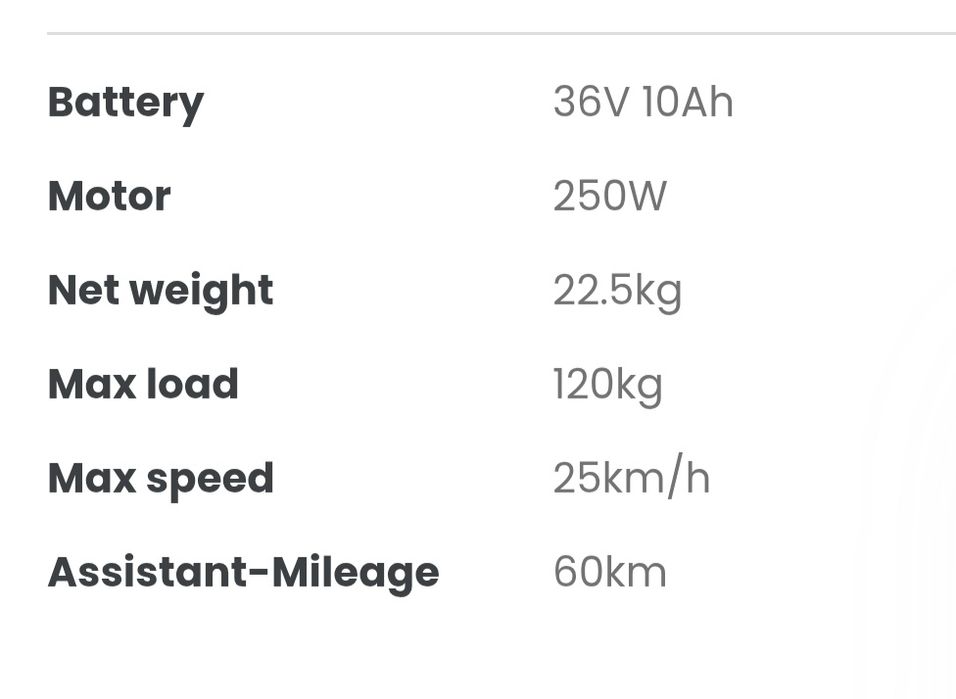 Bicicleta electrica pliabila Dyu T1 din magneziu roti 20' aproape noua