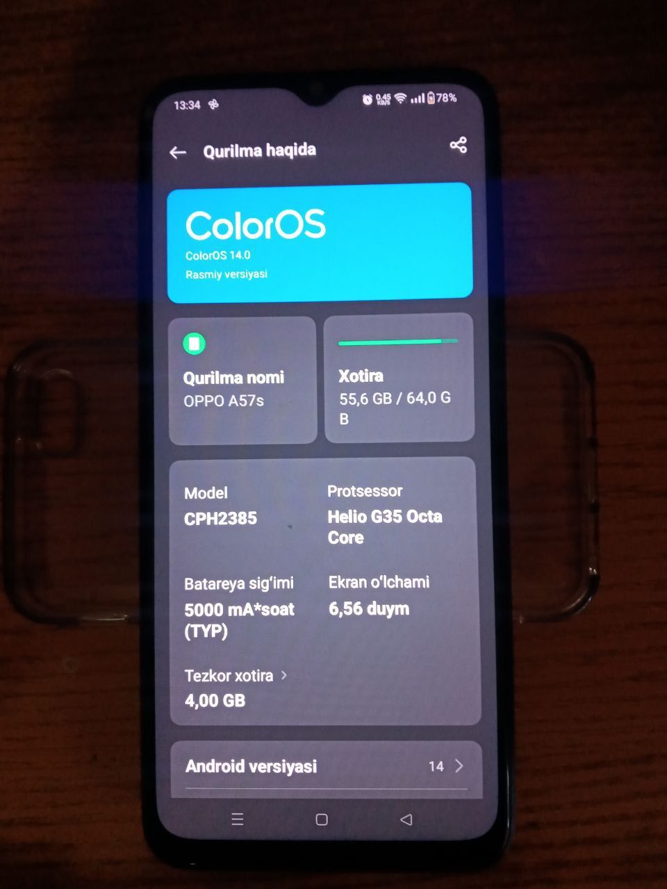 Oppo A57S 4+4/64Gb