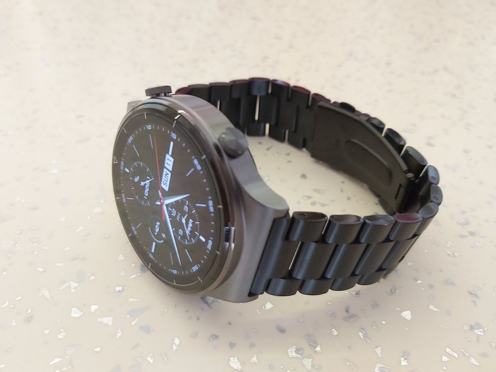 Huawei Watch GT/GT2/3/Pro/E/46/ стоманени верижки+протектор за екрана