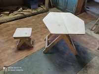 Продам складные столы и стулья и напольные вешалки и др