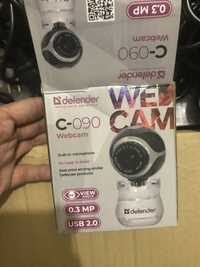 Новые Веб камеры Веб камера Defender C-090 0.3 МП черный