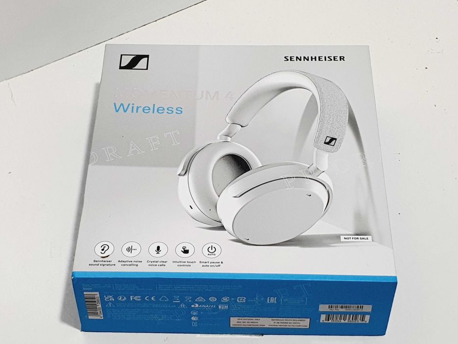 Casti Bluetooth Sennheiser Momentum 4, Wireless, ANC
