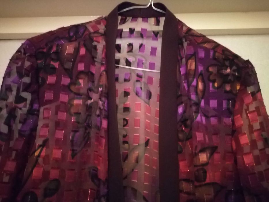 Compleu elegant,rochie si blezer grena