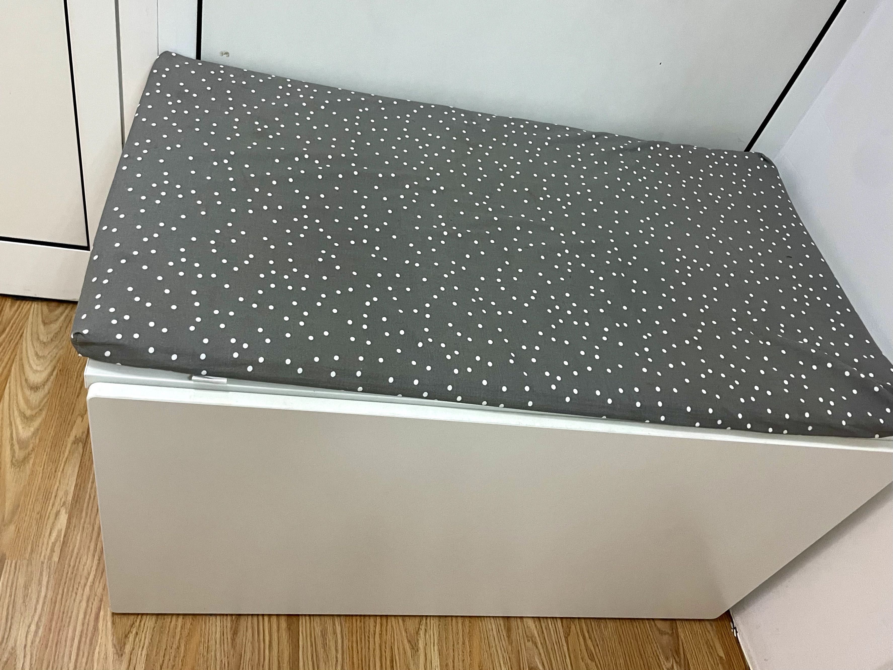 ИКЕА/IKEA SMÅSTAD Пейка с кутия за играчки и възглавница BÄNKKAMRAT
