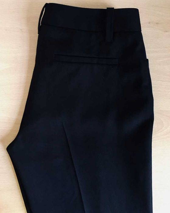 BARBARA BUI Superbi Pantaloni Lână Negru Classic Slim-Fit Casual