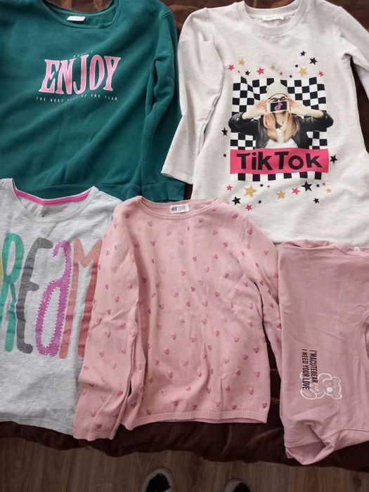 Лот от 16 дрехи за момиче на 9-10 години,  размер 134-140