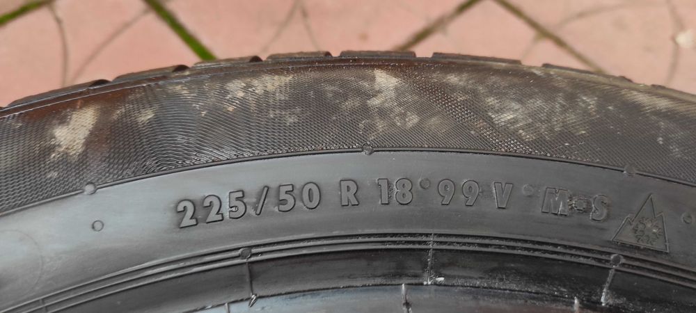 Anvelope 225/50/18 iarna M+S Continental RUNFLAT 6,54mm