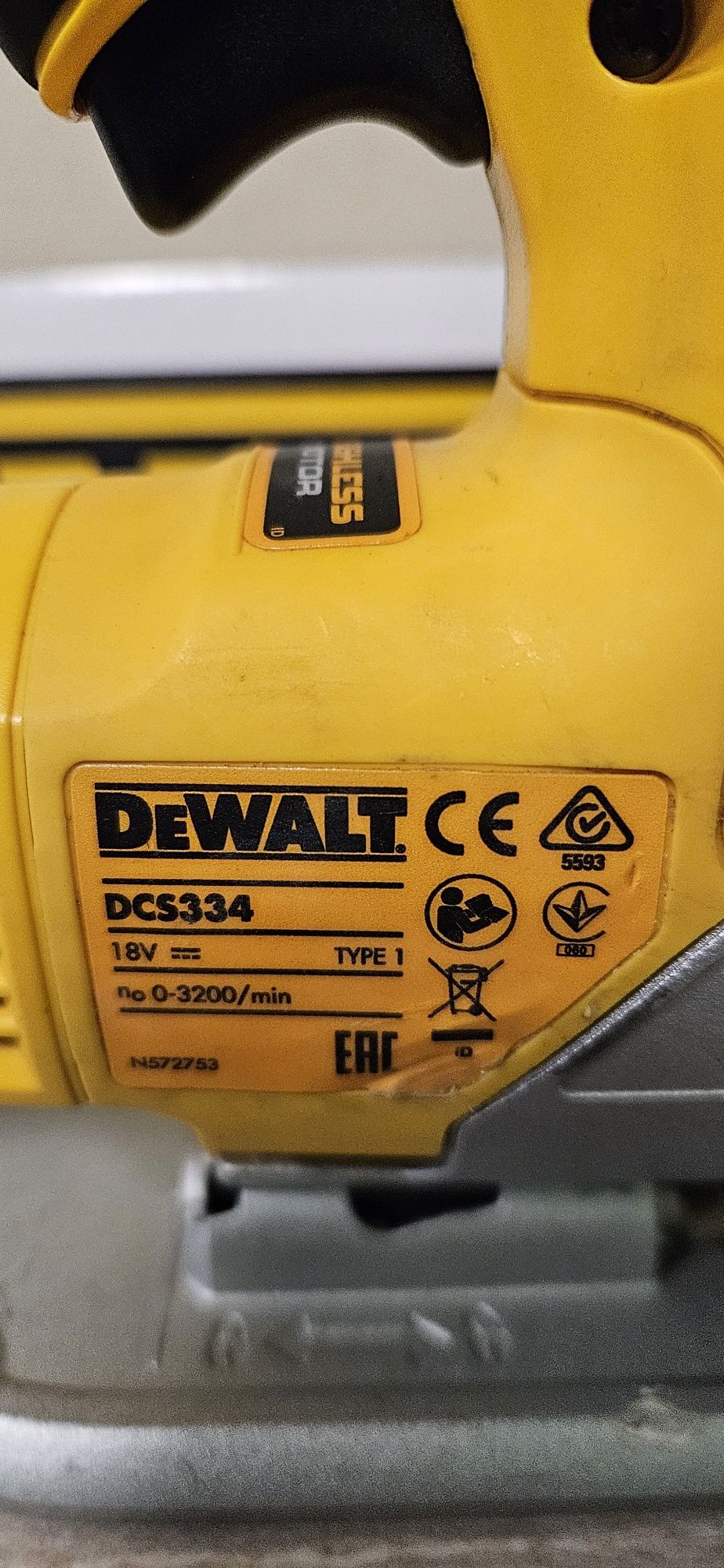 Dewalt Зеге DCS334 18V.Brushless