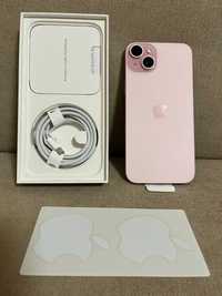 iPhone 15 plus ,128 gb pink , 100 % battery