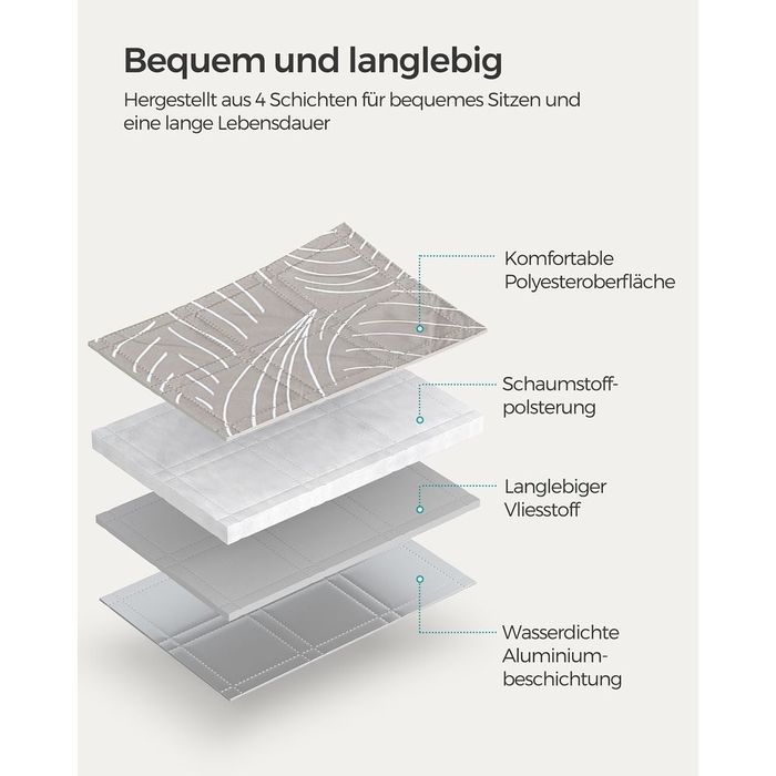 Одеяло за пикник, Songmics, 200x300см, водоустойчиво и издръжливо