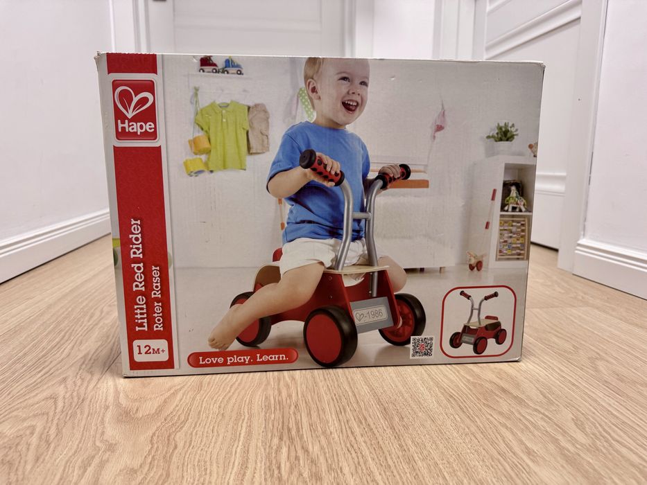 Vand Hape Little Red Rider: 2-în-1 din Lemn