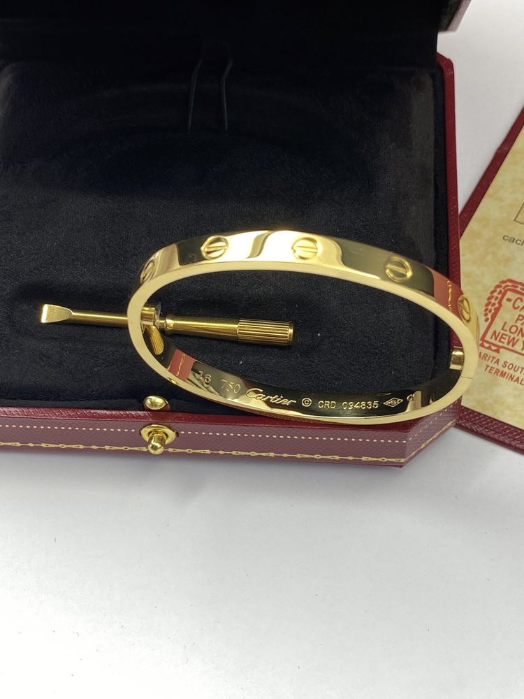 Brățară model Cartier LOVE 16 Gold 750