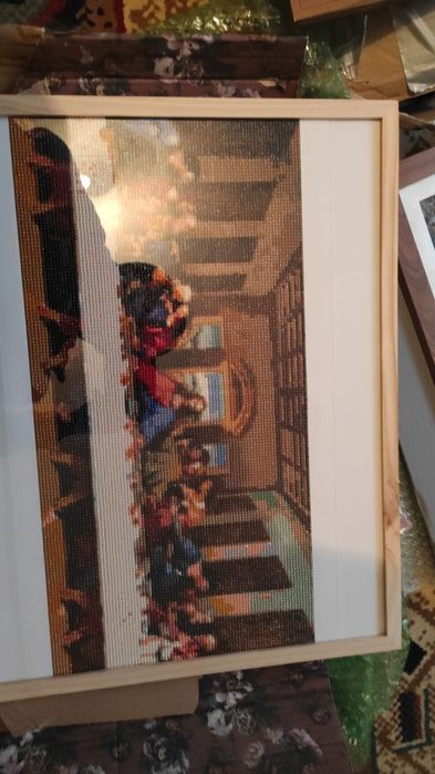 Goblen diamante lucrare manual