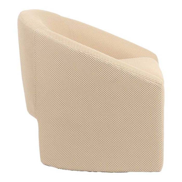 Фотьойл, Mordak, Бежов, Текстил, 82х72х74см.