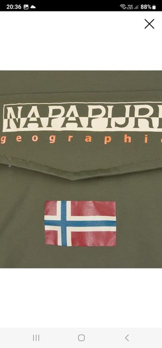 Geaca Napapijri, noua cu eticheta