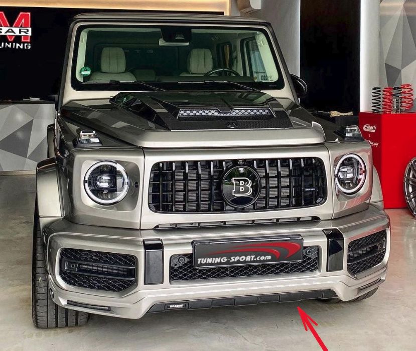 Спойлер със дневни светлини за предна броня Mercedes G63