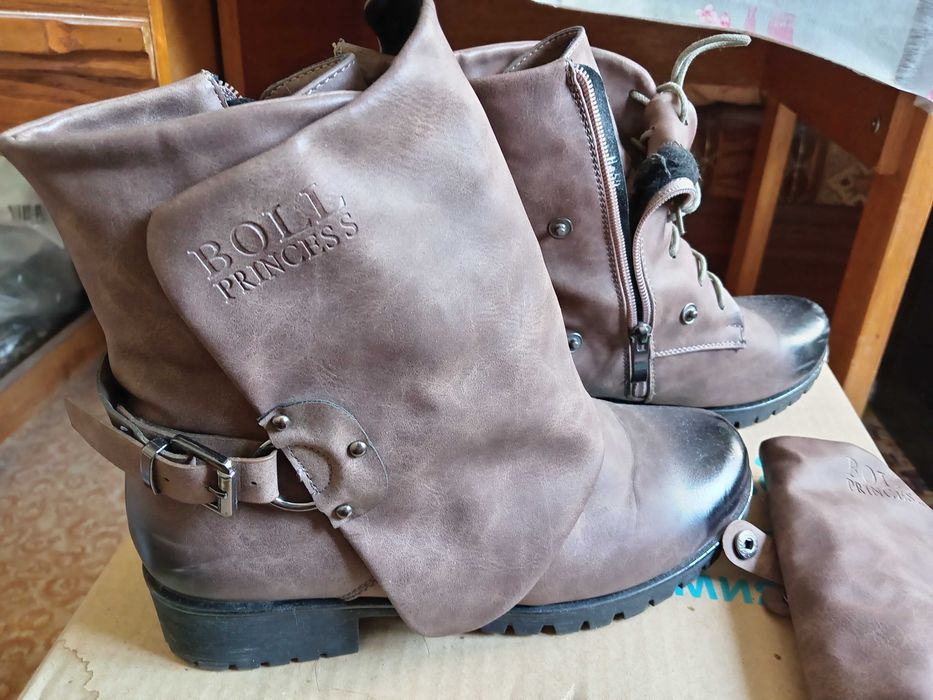 Стильные ботинки BOLL PRINCESS осень с начесом р. 39